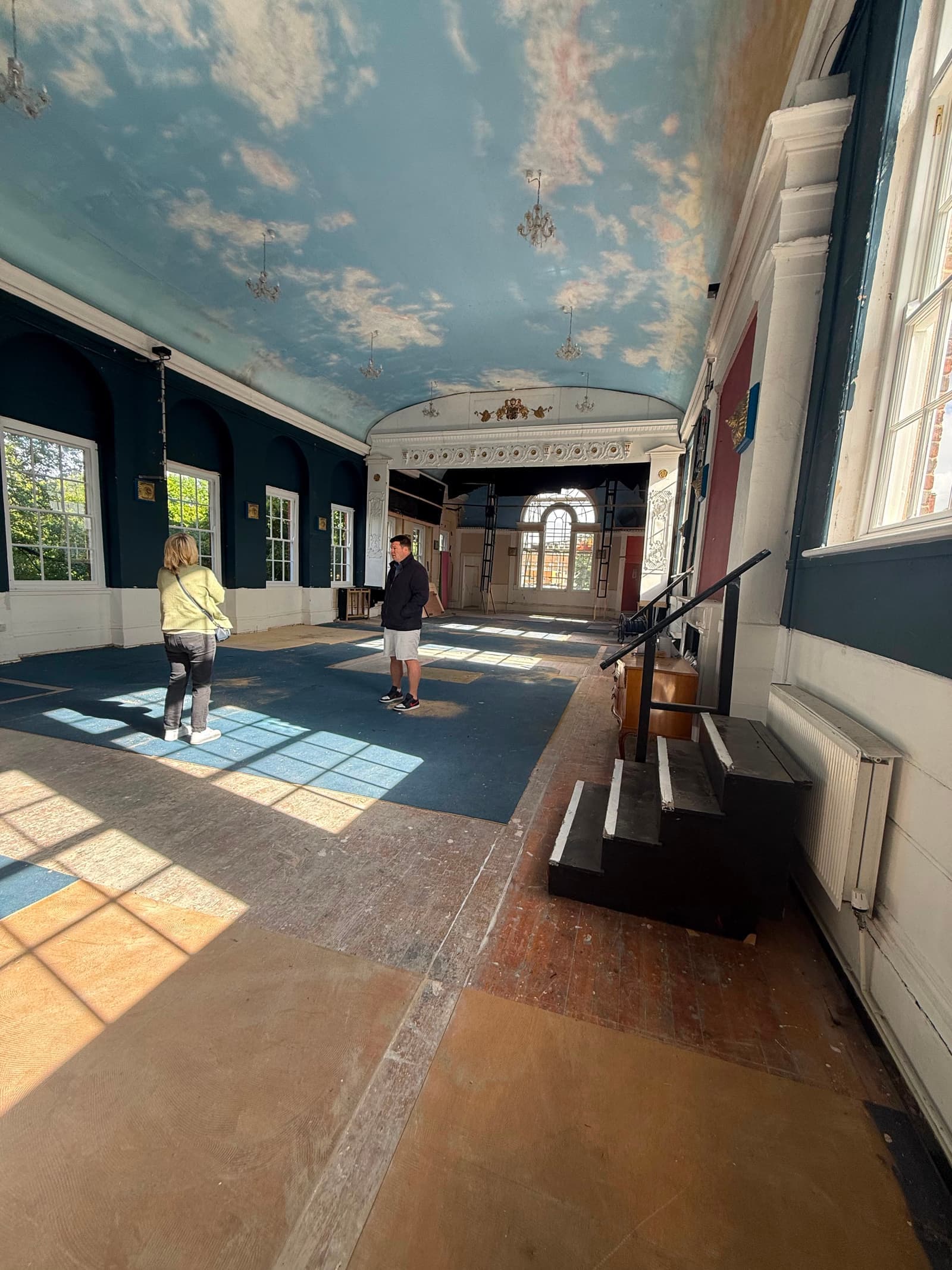 The former theatre becoming the Robert Scotts live streaming studio